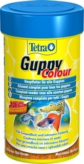 Картинка корм для гуппи для улучшения окраса tetra guppy colour от магазина Zooplaneta.shop