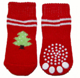 Противоскользящие носки для собак Green Tree