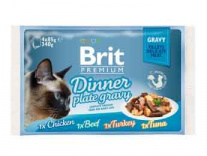 Набор паучей для кошек Dinner Plate Gravy 