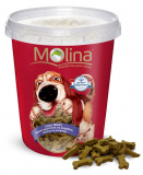 Лакомство для собак Molina «Love МИКС: Миникосточки из индейки, лосося и ягненка»