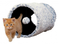 Тоннель для кошек с игрушкой