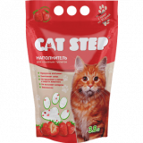 Cat Step силикагелевый наполнитель с ароматом клубники