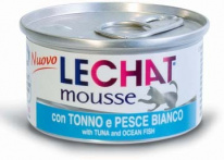 Lechat mousse мусс для кошек с тунцом