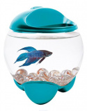 Tetra Betta Bubble белый аквариум-шар для петушков 1,8л 